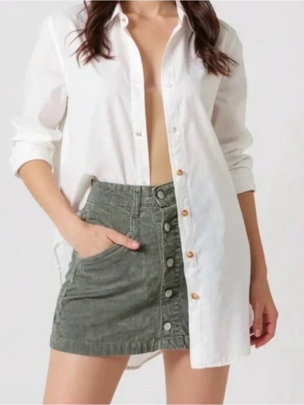 Ray Corduroy Mini Skirt Size 4